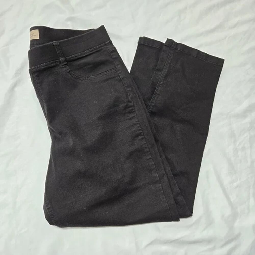 New Simply Be Black Slim Leg Jegging Stretchy Elastic Waist Jeans